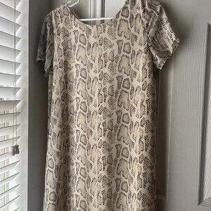 Trendy "Skin" Pattern Dress from Boutique